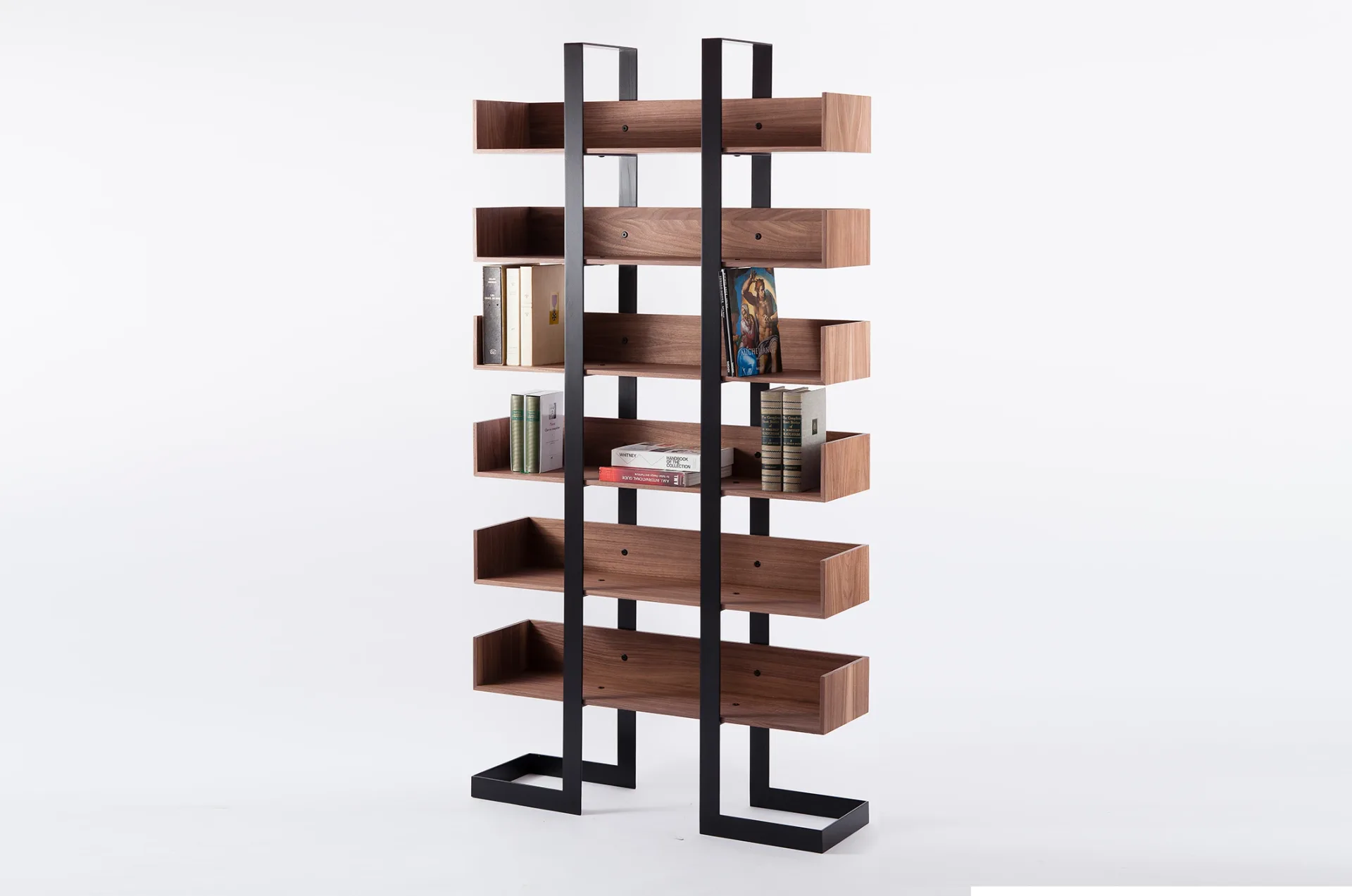 Bibliothèque bois et métal design Séverin 3