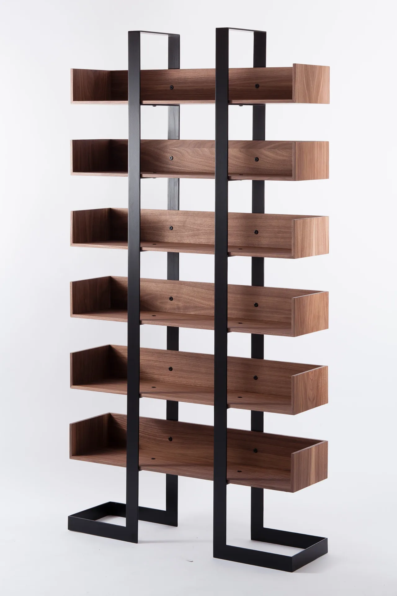 Bibliothèque bois et métal design Séverin 3