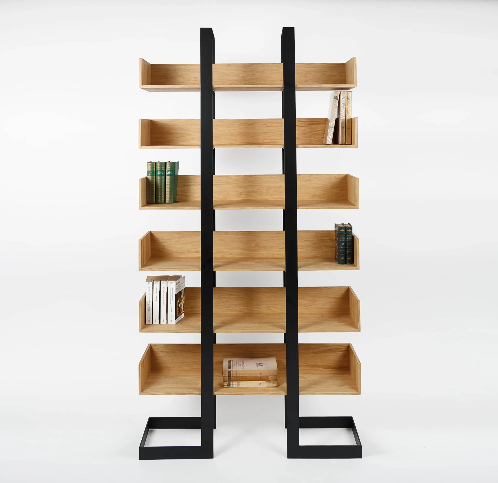 Bibliothèque bois et métal design Séverin 3
