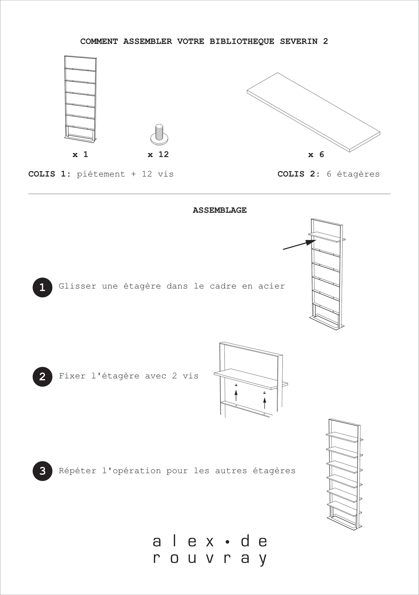 Étagère design vintage années 50  Séverin-2